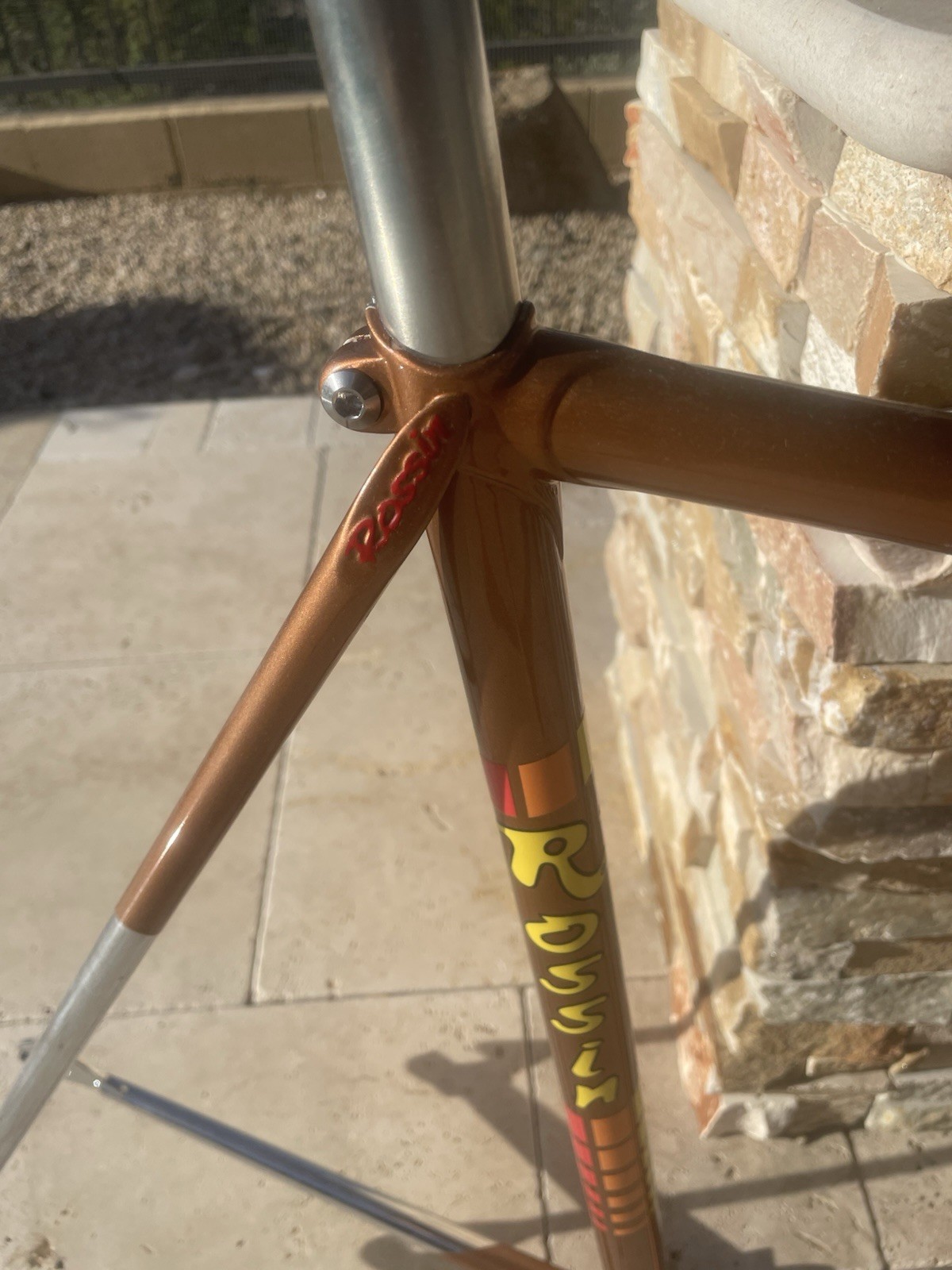 Rossin Track Frameset Bike pista bronze Campagnolo cinelli njs Fixed