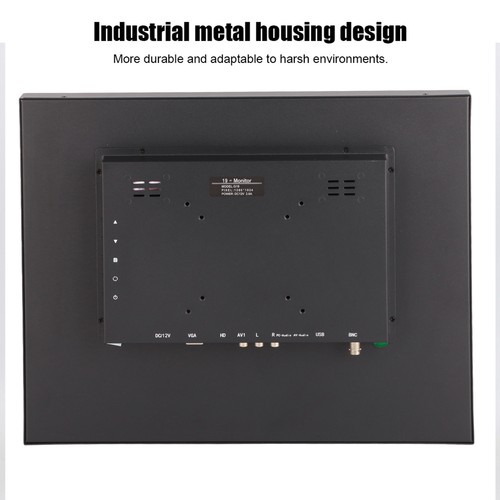 19Inch 4:3 Large Tft Non Touch Screen Embedded Metal Industry Monitor 100 - Picture 7 of 20