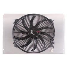 Aluminum Radiator Shroud Electric Fan 1963-1966 Chevy Truck C10/C20/C30