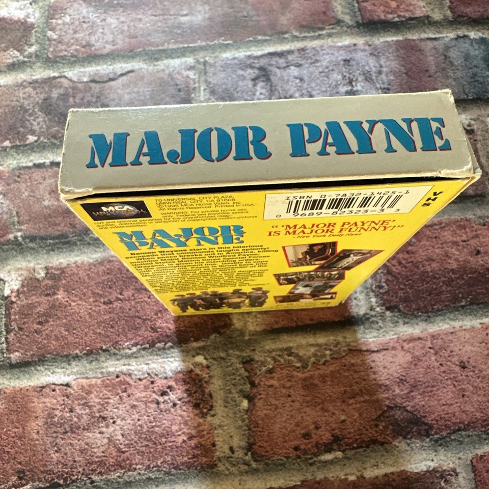 VHS Major Payne 1995 Damon Wayans Comedy - Image 4 of 4