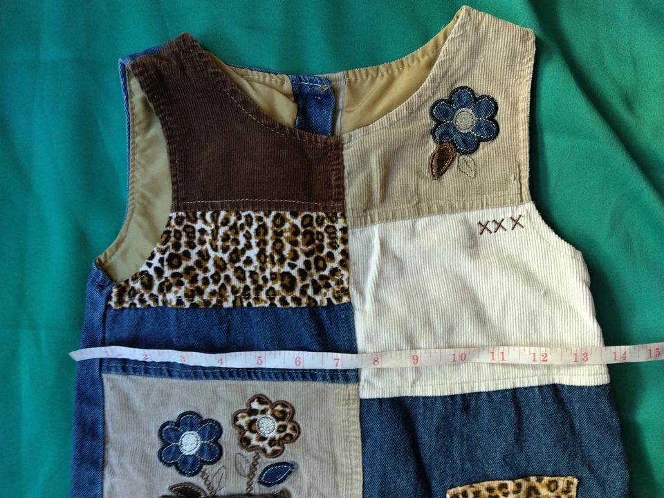 Jean/леопардовый принт девочек платье размер 6 - Изображение 4 из 4