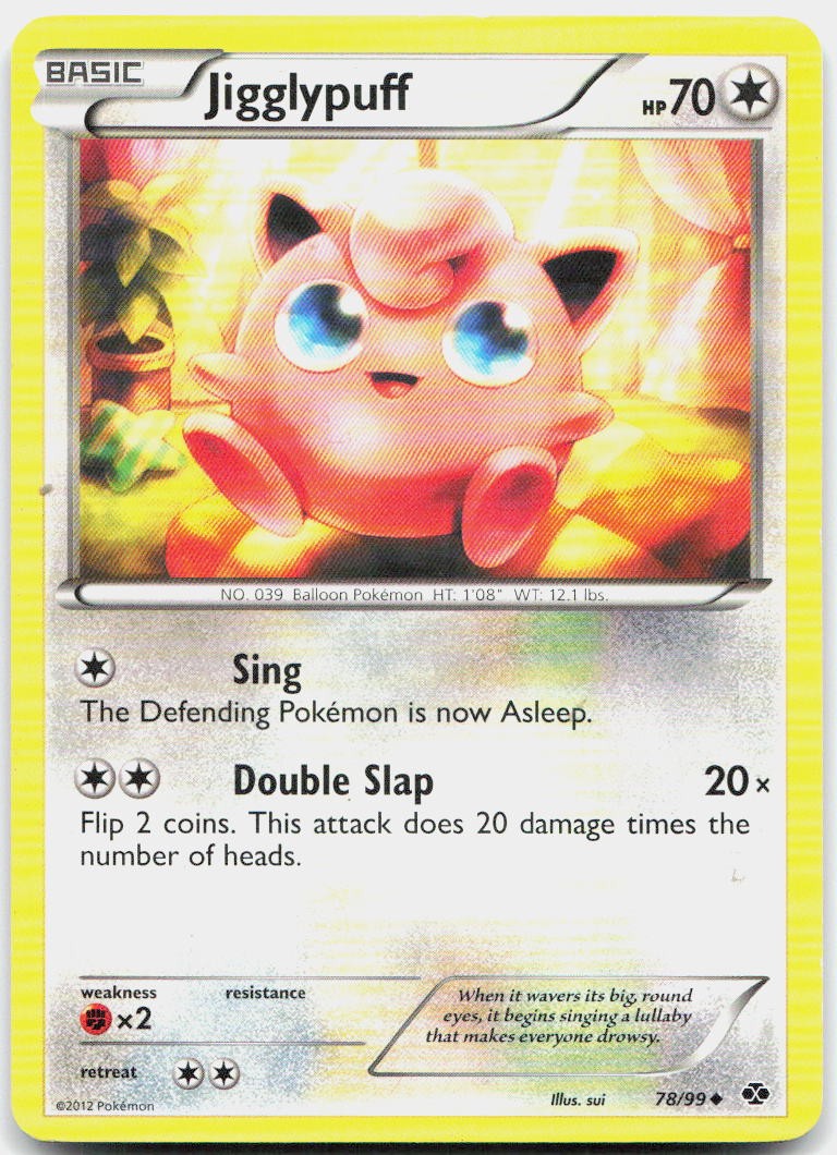 Jigglypuff Uncommon Next Destinies 78/99 LP