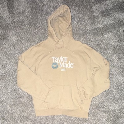 KITH x TaylorMade SS 2024 Beige Logo Fleece Hoodie Men's L