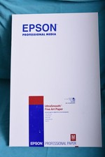 Epson S041896 UltraSmooth Fine Art Paper 13 x 19" 25 Sheets