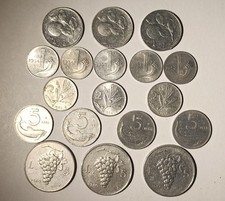 Lotto Di N°28 Monete Miste Rep.Italiana 1-2-5-50 Lire Conserva. Fra MB/BB