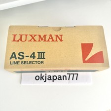 Luxman AS-4III RCA Line Selector 4 Channels EXP New From Japan