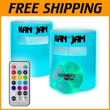 Backyard Disc Toss Game with Illuminate Disc