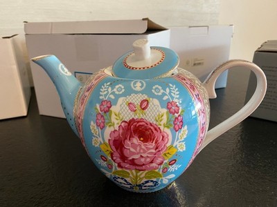 Pip Studio Teekanne   Tea Pot Blue (1,6 Liter) NEU in OVP