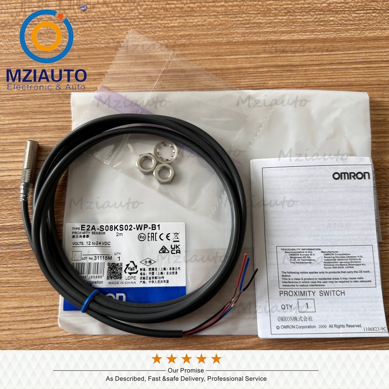 1PCS Proximity Switch Sensor E2AS08KS02WPB1 For Omron E2A-S08KS02-WP-B1 12-24VDC