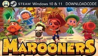 Neu Pc Computer Spiel Marooners FüR Windows 10 11 Steam Download Code Game Key