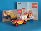 Lego Classic Car 604 Shell Service Car with Figure from 1978 OBA 1970s
