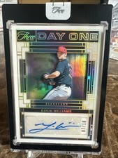 2024 Panini Three and Two - Day One Autographs Gavin Williams #DOA-24 Holo Gold