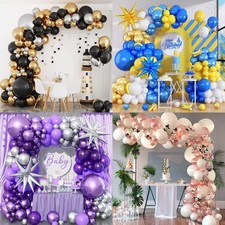 Balloon Arch Kit +Balloons Garland Birthday Wedding Party Baby Shower Decor UK