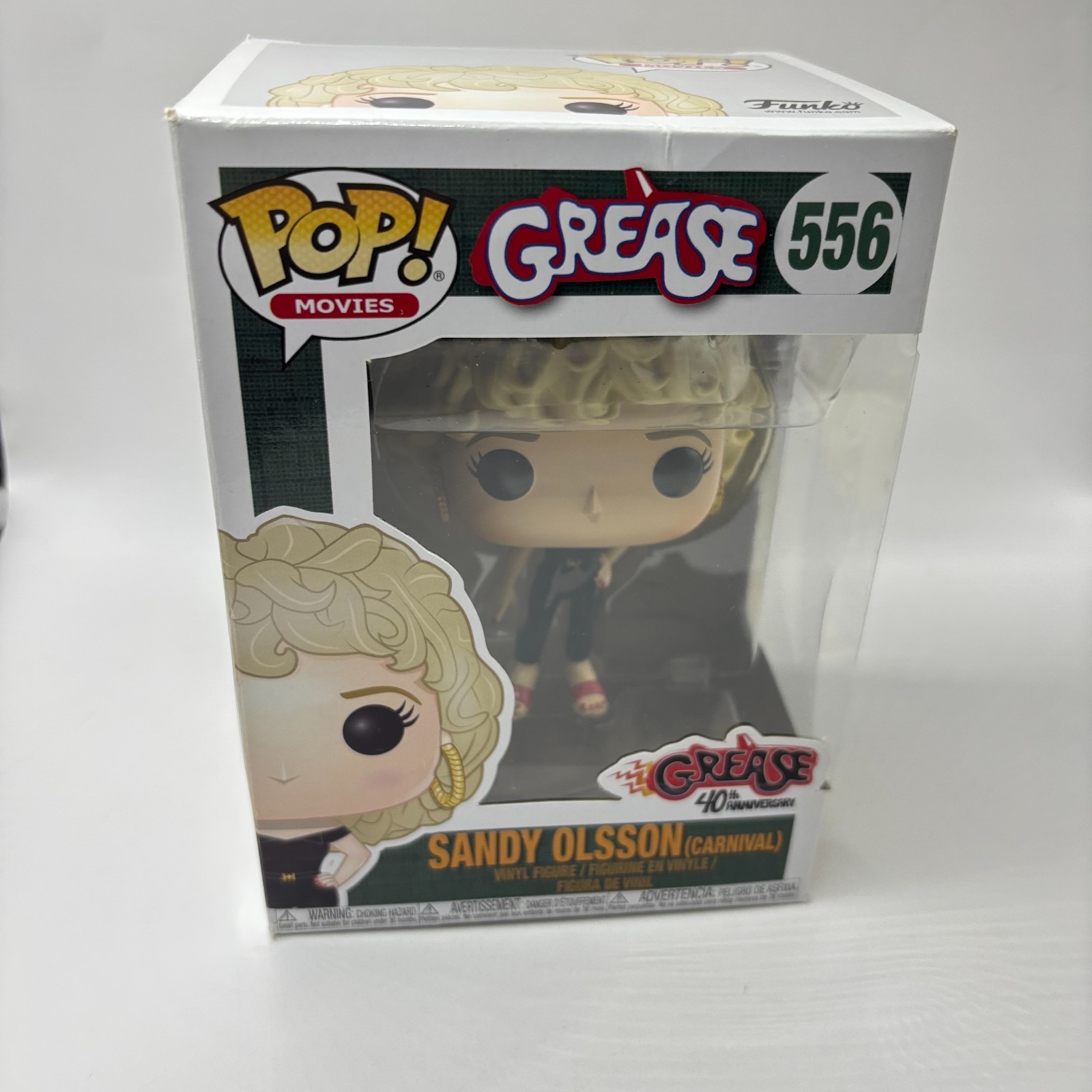 Funko Pop! Movies Grease Sandy Olsson Carnival #556 New In Damaged Box