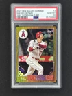 2022 Topps Chrome Ben Baller Shohei Ohtani 1987 GOLD Refractor /50 PSA 10