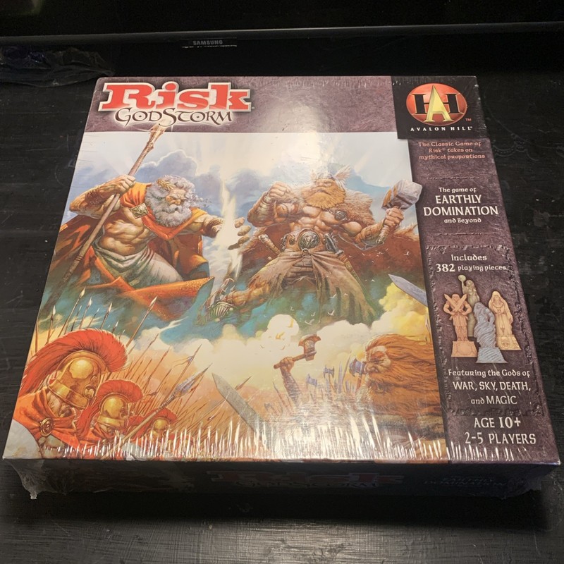 Risk GODSTORM The Game of Earthly Domination and Beyond New in Box Sealed