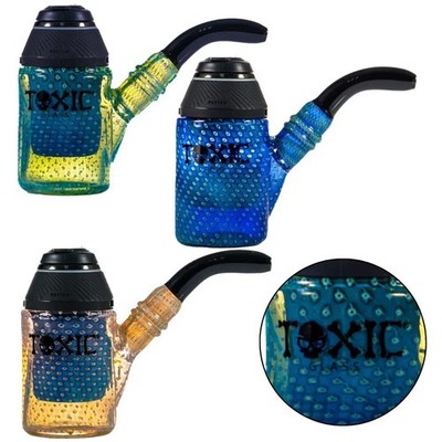 Toxic Proxy Sherlock Hand Pipe High Quality Glass Portable (DEVICE NOT INCLUDED)