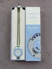 Brand new authentic Swatch x Audemars Piguet Royal Pop Bioceramic Blue Watch.