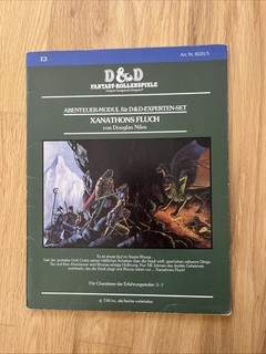 D&D Stufe 5 7 XANATHONS FLUCH Abenteuer E3 original DEUTSCH 1984
