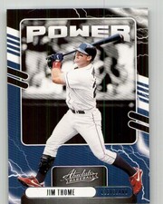 2021 Panini Absolute Jim Thome Power Retail #PO-11 Cleveland Indians