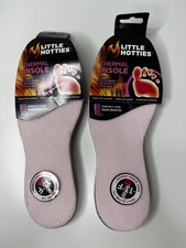 2 Pair Thermal Cushion Insoles Little Hotties Shoe Boot Woman Inserts Warm Feet