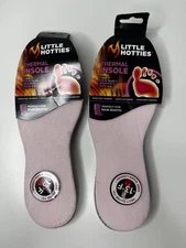 2 Pair Thermal Cushion Insoles Little Hotties Shoe Boot Woman Inserts Warm Feet
