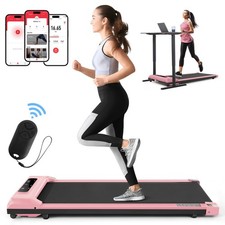 Slim Treadmill Walking Pad 4MPH Speed with LED Display Workout Machine for Home