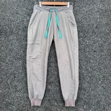 FIGS Technical Collection Heather Gray Jogger Scrub Pants XS W18SW2005P
