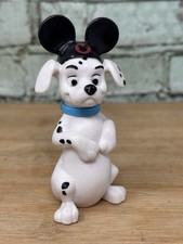 McDonalds Happy Meal Toy Disney 101 Dalmatians Dog W/Mickey Hat Cake Topper Fig.