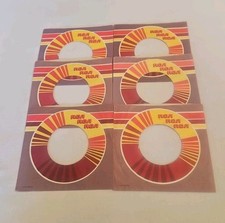 45 RPM 7" RECORD SLEEVES CO. SLEEVE 6 PACK SEE PHOTOS RCA Records SLV355 