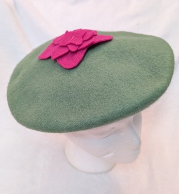 Disney Peter Pan Mermaid Hat Hand made lagoon wool lily pad 