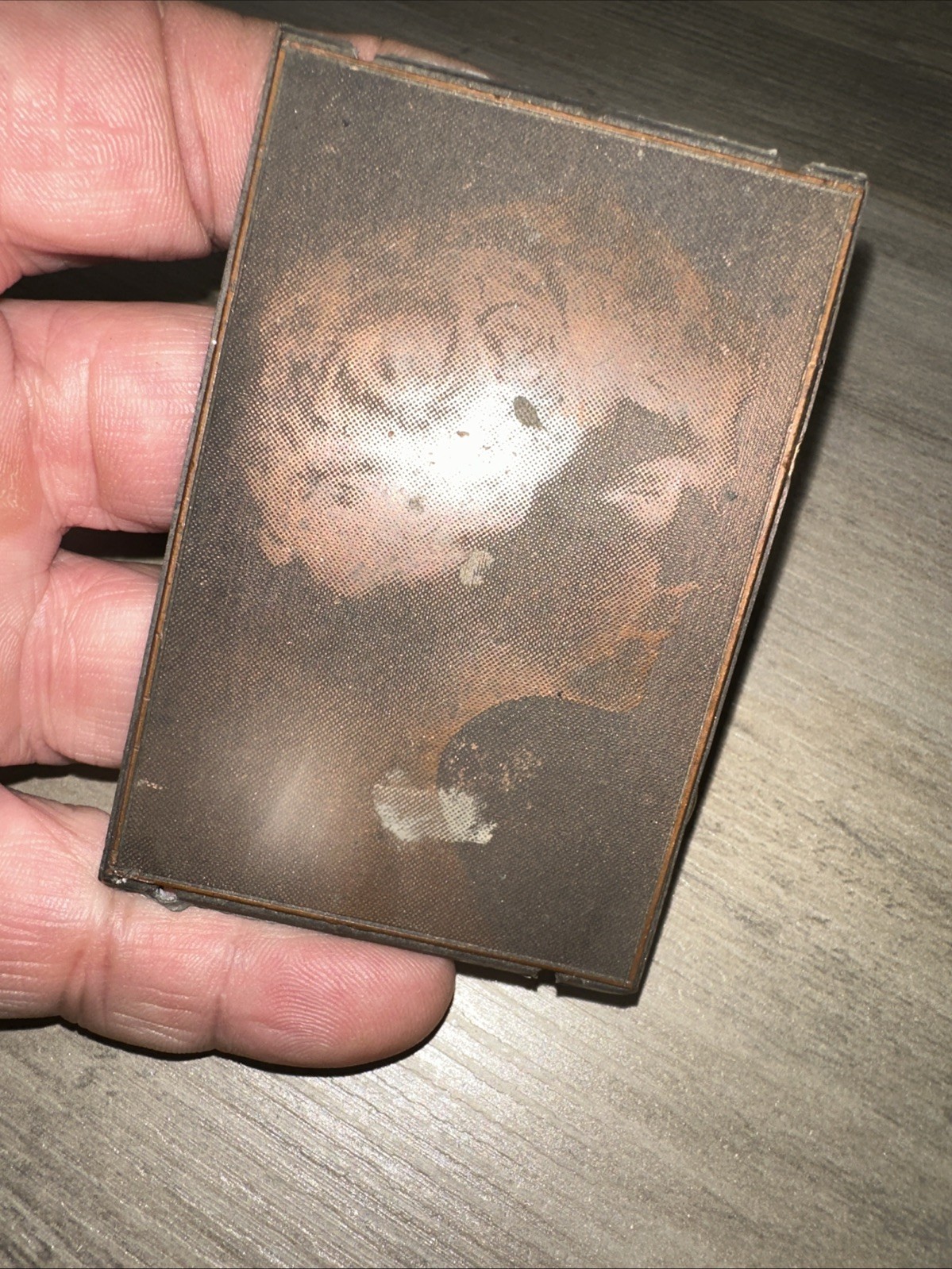 Printing Plate “ Side Profile Beautiful Woman “ 1930’s Era? Needs Wood Block