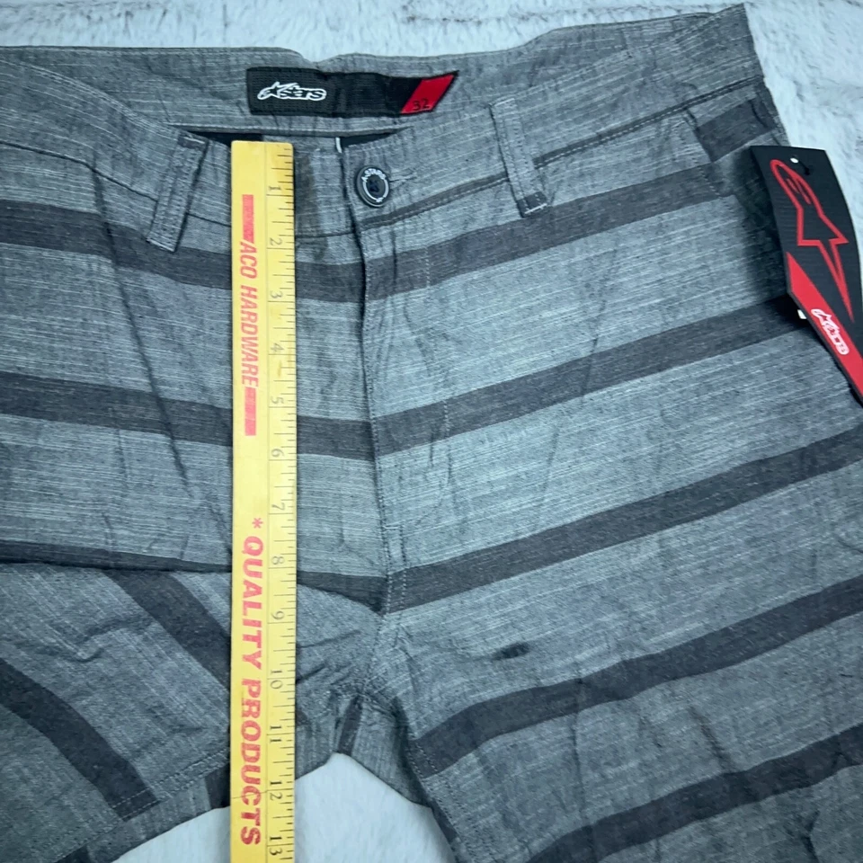 Pantalones Cortos AlpineStars Para Hombre 32 Gris Chino Patinador Informal Ligero Foto 3 de 4