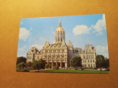 Das State Capitol in Hartford Connecticut - alte Postkarte - Bild 1 von 2