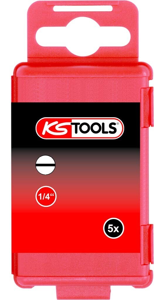 Ks Tools 1/4-битный Schlitz, 75 мм, 2,5 мм, упаковка из 5 штук Neu