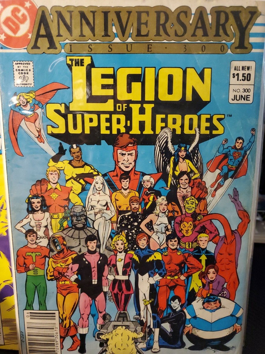 DC Comics Anniversary The Legion of Super Heroes #300 | eBay