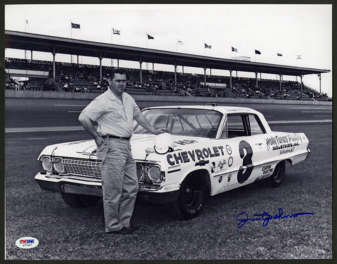 Junior Johnson Autographed Signed 11x14 Photo HOF 2010 NASCAR LEGEND PSA/DNA 