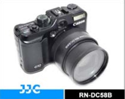 50 %! JJC RN-DC58B - 58mm Filter Adapter for Canon G10/G11/G12 | eBay