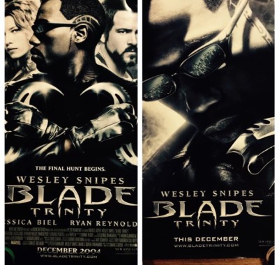 Ryan Reynolds BLADE TRINITY (Set Of 2) Authentic 27x40 D/S Movie Poster.