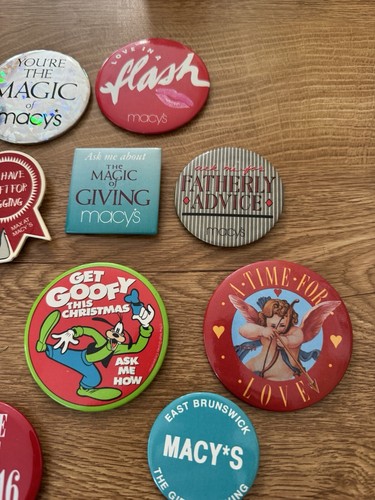 Macy’s Name Tag And Floor Badges 70s/80’s - Quantity 12 - Picture 4 of 9
