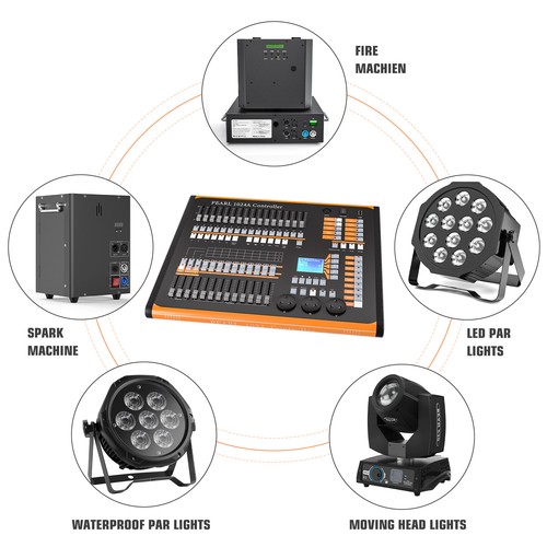 DMX512 1024 Channels Operator Console Controller For Stage Lighting DJ Party US - Picture 5 of 20
