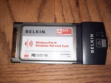BELKIN Wireless Pre-N Notebook Network Card F5D8010