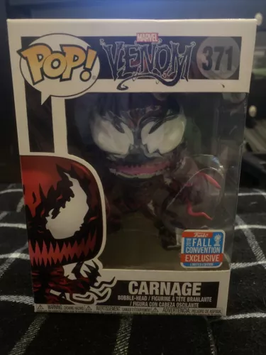 Funko Pop! Marvel Venom Carnage #371 - 2018 Fall Convention Exclusive - NM Box
