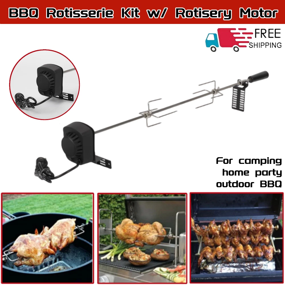 Bbq top rotisserie accessories