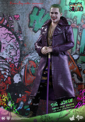Perfect Hot Toys 1/6 Mms382 Suicide Squad Joker Purple Coat
