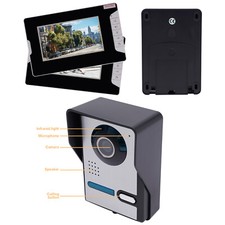 4 Draht 7" Video 2 familienhaus Türsprechanlage Klingel Sprechanlage mit Kamera