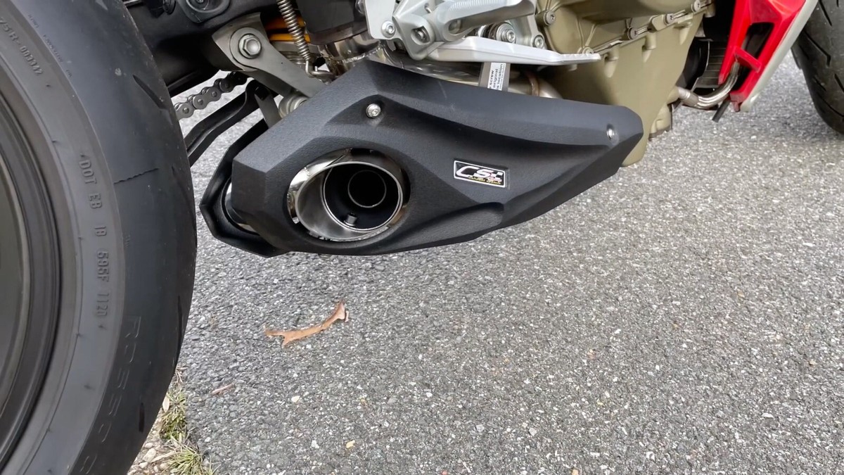 2020-24.Ducati StreetFighter V4 CS Racing Slip-on Exhaust