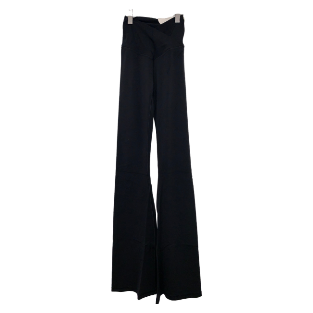 High Waisted Crossover Flare Legging 