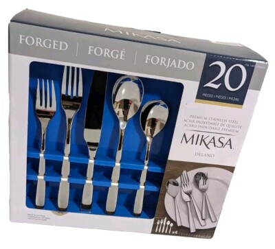 Mikasa Delano 20 Piece Premium Stainless Steel Flatware Set