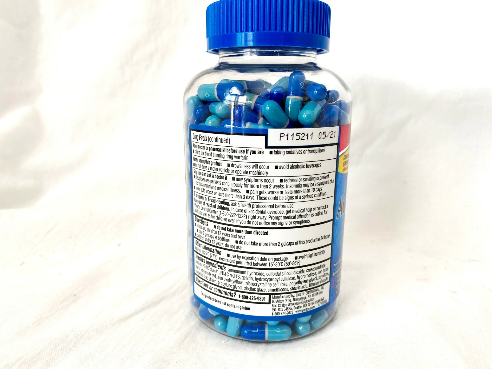 Kirkland Extra Strength Rapid Release Acetaminophen 500 mg PM 375